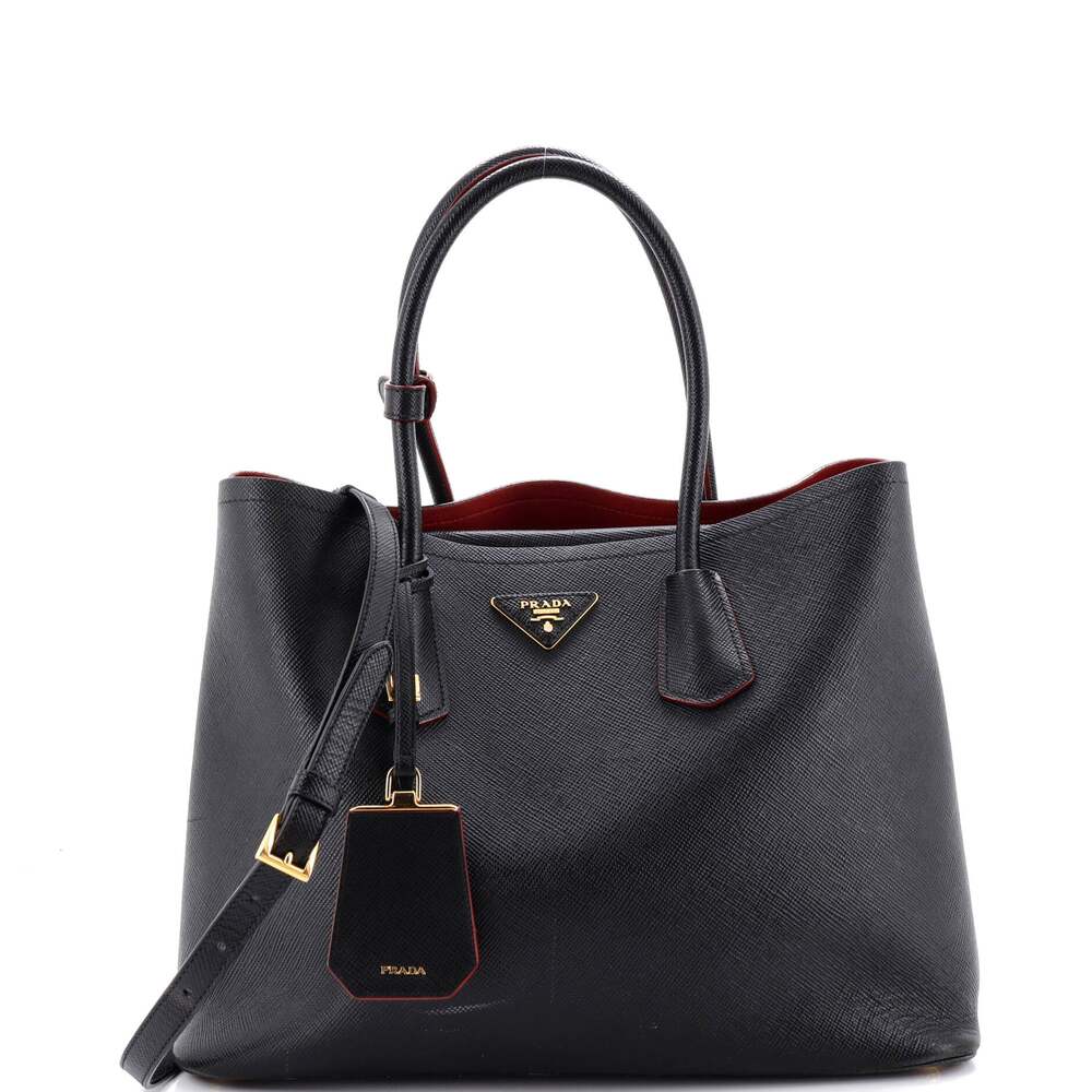 Prada Cuir Double Tote Saffiano Leather #312040P17B